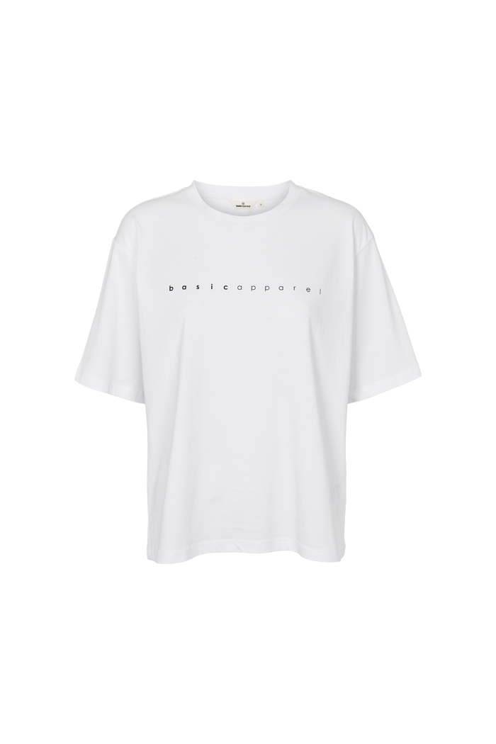 Basic Apparel Raja Logo Tee T-shirts 002 White
